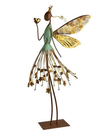 ⁨LYDIA Figura wróżka metalowa 37x16,5x76cm⁩ w sklepie Wasserman.eu