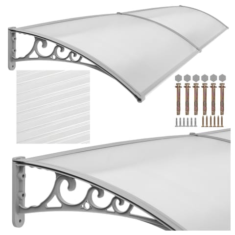 ⁨Daszek plastikowy Dako Duo 100x200cm szary⁩ w sklepie Wasserman.eu