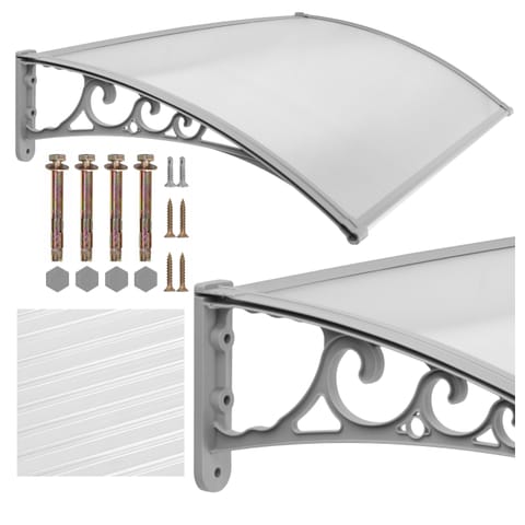 ⁨Daszek nad drzwi Sano 80x120cm szary⁩ w sklepie Wasserman.eu