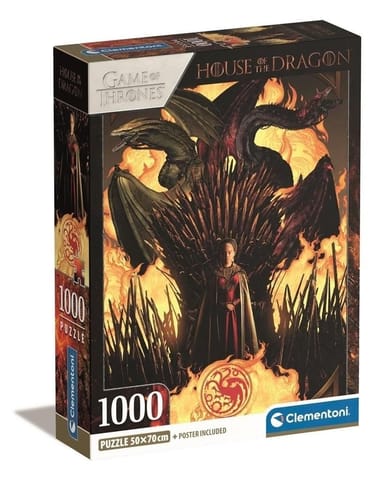 ⁨Puzzle 1000 Compact House Of The Dragon⁩ w sklepie Wasserman.eu