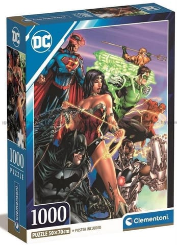⁨Puzzle 1000 Compact Dc Comics Justice League⁩ w sklepie Wasserman.eu
