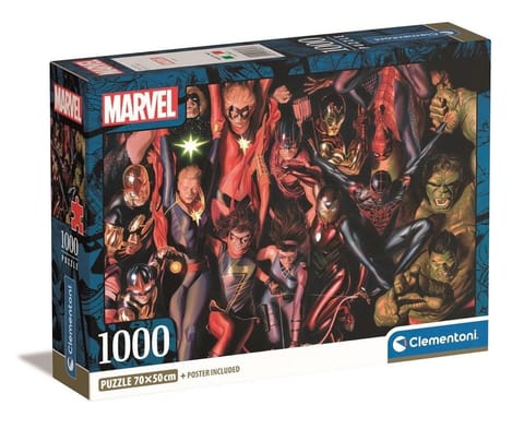 ⁨Puzzle 1000 Compact Marvel The Avengers⁩ w sklepie Wasserman.eu