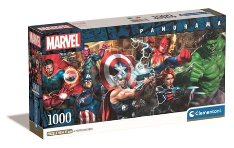 ⁨Puzzle 1000 Panorama The Avengers⁩ w sklepie Wasserman.eu