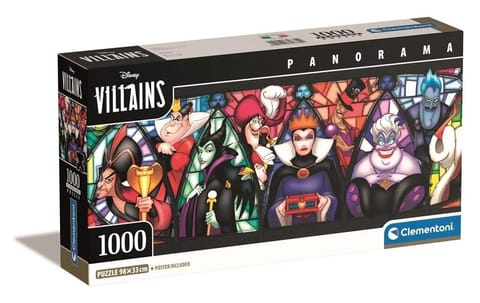 ⁨Puzzle 1000 Panorama Villains⁩ w sklepie Wasserman.eu