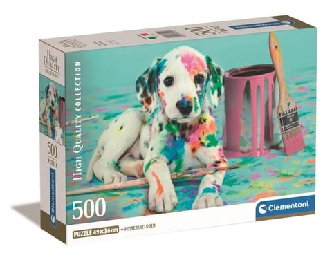 ⁨Puzzle 500 Compact The Funny Dalmatian⁩ w sklepie Wasserman.eu