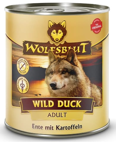 ⁨Wolfsblut Dog Wild Duck - kaczka i ziemniaki puszka 800g⁩ w sklepie Wasserman.eu