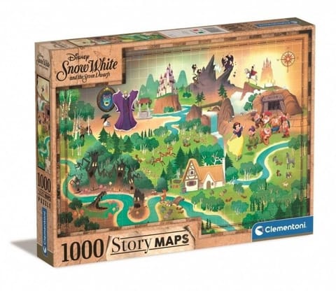 ⁨Puzzle 1000 Story Maps Śnieżka⁩ w sklepie Wasserman.eu