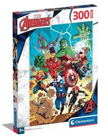 ⁨Puzzle 300 Super The Avengers⁩ w sklepie Wasserman.eu