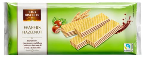 ⁨Feiny Biscuits Wafle Orzechowe 250 g⁩ w sklepie Wasserman.eu