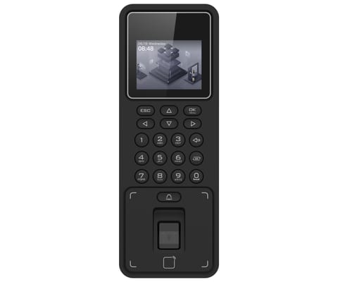 ⁨KONTROLER DOSTĘPU DS-K1T808MFWX-B/S Hikvision⁩ w sklepie Wasserman.eu