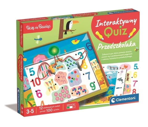 ⁨Uczę się bawiąc. Interaktywny quiz przedszkolaka⁩ w sklepie Wasserman.eu