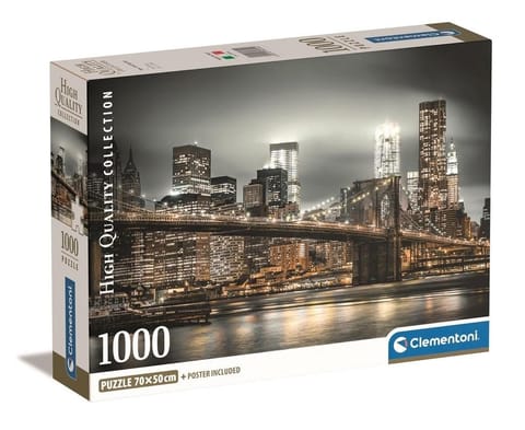 ⁨Puzzle 1000 Compact New York skyline⁩ w sklepie Wasserman.eu