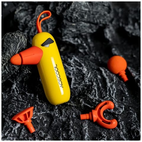 ⁨Mini pistolet do masażu 4smarts ACECOOL  żółty⁩ w sklepie Wasserman.eu