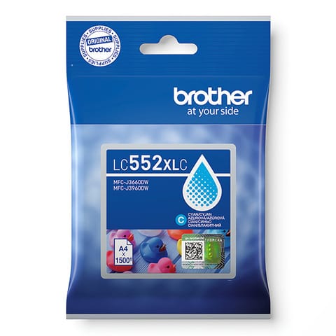 ⁨Brother oryginalny ink / tusz LC552XLC, cyan, 1500s⁩ w sklepie Wasserman.eu