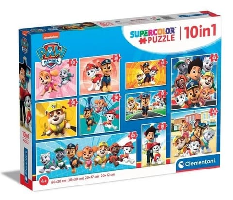 ⁨Puzzle 10w1 Super Kolor Psi Patrol⁩ w sklepie Wasserman.eu