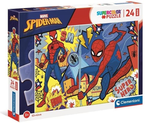 ⁨Puzzle 24 maxi Super Kolor Spider-Man⁩ w sklepie Wasserman.eu