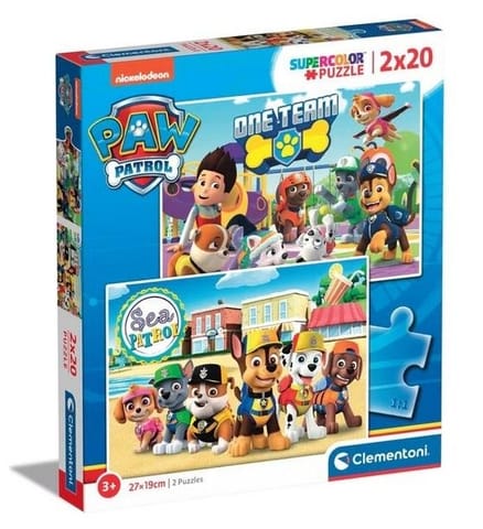 ⁨Puzzle 2x20 Super Kolor Psi Patrol⁩ w sklepie Wasserman.eu