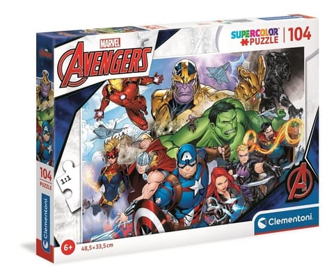 ⁨Puzzle 104 Super Kolor Avengers⁩ w sklepie Wasserman.eu
