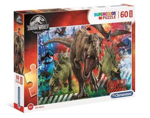 ⁨Puzzle 60 Maxi Super Kolor Jurassic World⁩ w sklepie Wasserman.eu