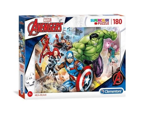 ⁨Puzzle 180 pcs Super Color - Avengers⁩ at Wasserman.eu