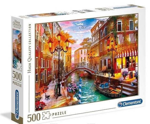 ⁨Puzzles 500 elements High Quality Sunset over Venice⁩ at Wasserman.eu