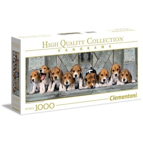 ⁨Puzzle 1000 Panorama HQ Beagles⁩ w sklepie Wasserman.eu