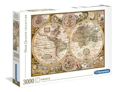 ⁨Puzzle 3000 HQ Old Map⁩ w sklepie Wasserman.eu