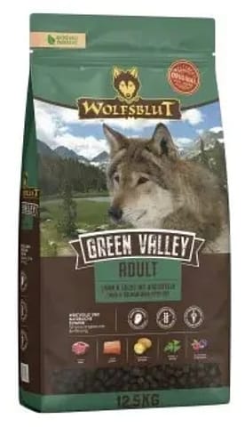 ⁨Wolfsblut Dog Green Valley lamb, salmon and potatoes 12,5kg⁩ at Wasserman.eu
