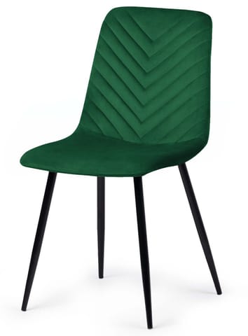 ⁨Krzesło tapicerowane TRIO VELVET GREEN⁩ w sklepie Wasserman.eu