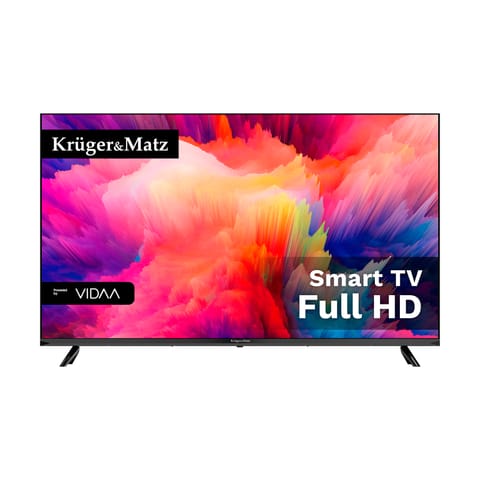 ⁨Telewizor Kruger&Matz 43" FHD smart DVB-T2/S2 H.265 Hevc⁩ w sklepie Wasserman.eu