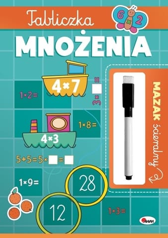 ⁨MAZAK ŚCIERALNY TABLICZKA MNOŻ⁩ w sklepie Wasserman.eu