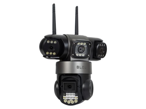 ⁨Kamera BLOW WiFi 3 obiektywy 6MP V380 czarna⁩ w sklepie Wasserman.eu