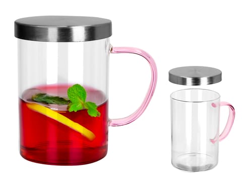 ⁨Kubek szklan z podwójnymi ściankami i przykrywką⁩ w sklepie Wasserman.eu