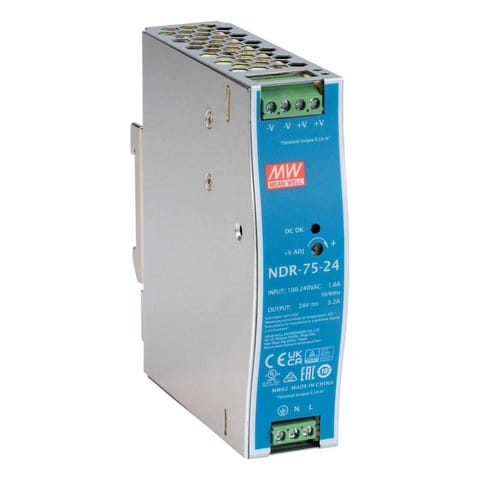 ⁨Ernitec 24V, 75W Din-Rail Power Supply⁩ w sklepie Wasserman.eu