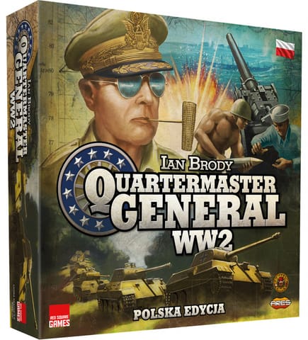 ⁨QUARTERMASTER GENERAL: WW2 podstawa (PL) - RED SQUARE⁩ w sklepie Wasserman.eu