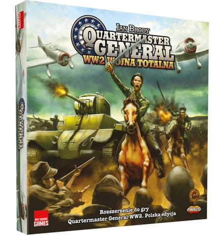 ⁨QUARTERMASTER GENERAL: WW2 WOJNA TOTALNA dodatek (PL) - RED SQUARE⁩ w sklepie Wasserman.eu