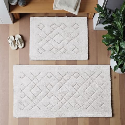 ⁨Komplet łazienkowy BOSTON 12 ECRU ecru 60x100 cm i 50x60 cm⁩ w sklepie Wasserman.eu