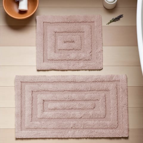 ⁨Komplet łazienkowy BOSTON 13 PINK 60x100 cm i 50x60 cm⁩ w sklepie Wasserman.eu