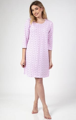 ⁨KOSZULA REGINA 143 RÓŻ (kolor różowy, rozmiar L)⁩ w sklepie Wasserman.eu