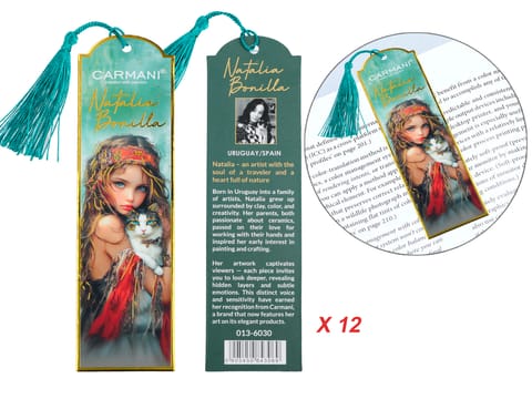 ⁨Kpl. 12 zakładek do książki - N. Bonilla, Kocie opowieści Clary (CARMANI)⁩ w sklepie Wasserman.eu