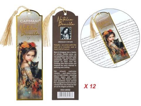 ⁨Kpl. 12 zakładek do książki - N. Bonilla, Kocie opowieści Luny (CARMANI)⁩ w sklepie Wasserman.eu