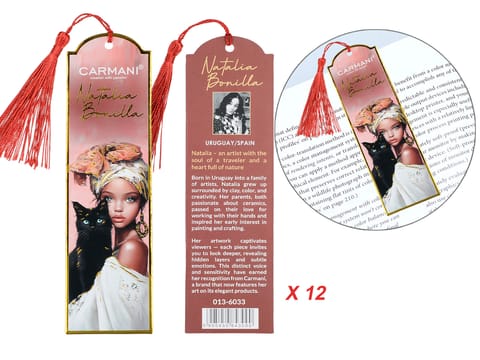 ⁨Kpl. 12 zakładek do książki - N. Bonilla, Kocie opowieści Neli (CARMANI)⁩ w sklepie Wasserman.eu