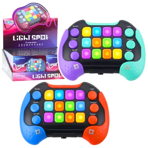 ⁨Gra Konsola Elektroniczna Zręcznościowa Edukacyjna 11 Gier Trybów⁩ w sklepie Wasserman.eu