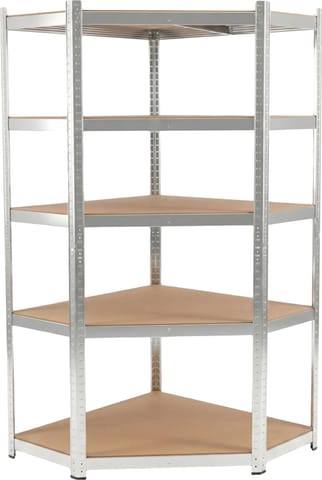 ⁨REGAŁ MET. WCIS. NAROŻNY, 5P, 180x90x90x40x, 175KG, OCYNK⁩ w sklepie Wasserman.eu