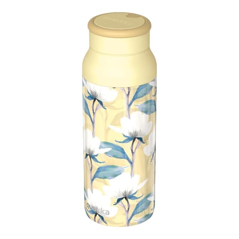 ⁨Quokka Echo - Butelka ze stali nierdzewnej 690 ml z silikonowym uchwytem (Magnolia)⁩ w sklepie Wasserman.eu