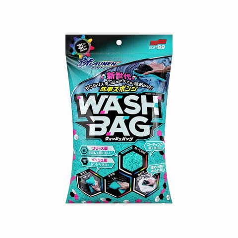 ⁨Soft99 Alaunen Wash Bag - dwustronna gąbka samochodowa⁩ w sklepie Wasserman.eu