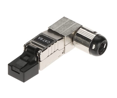 WTYK MODULARNY KĄTOWY EKRANOWANY RJ45/FTP6A-HAND-KAT w sklepie Wasserman.eu