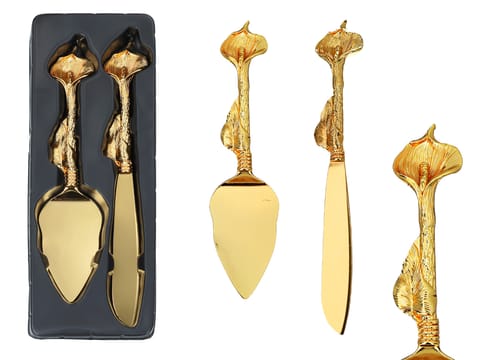 ⁨Kpl. do ciasta - łopatka i nóż⁩ w sklepie Wasserman.eu