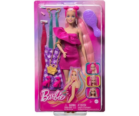 ⁨Mattel JDC85 Lalka Barbie Totally Hair⁩ w sklepie Wasserman.eu
