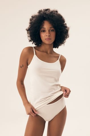 ⁨Podkoszulek Blue 42861-K001 Ecru (Rozmiar S)⁩ w sklepie Wasserman.eu